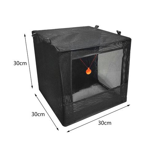 Amagogo Target Box Slingshot Target Catcher Box for Hunting Training Folding Storage Box Stainless Steel Frame Slingshot Target Box