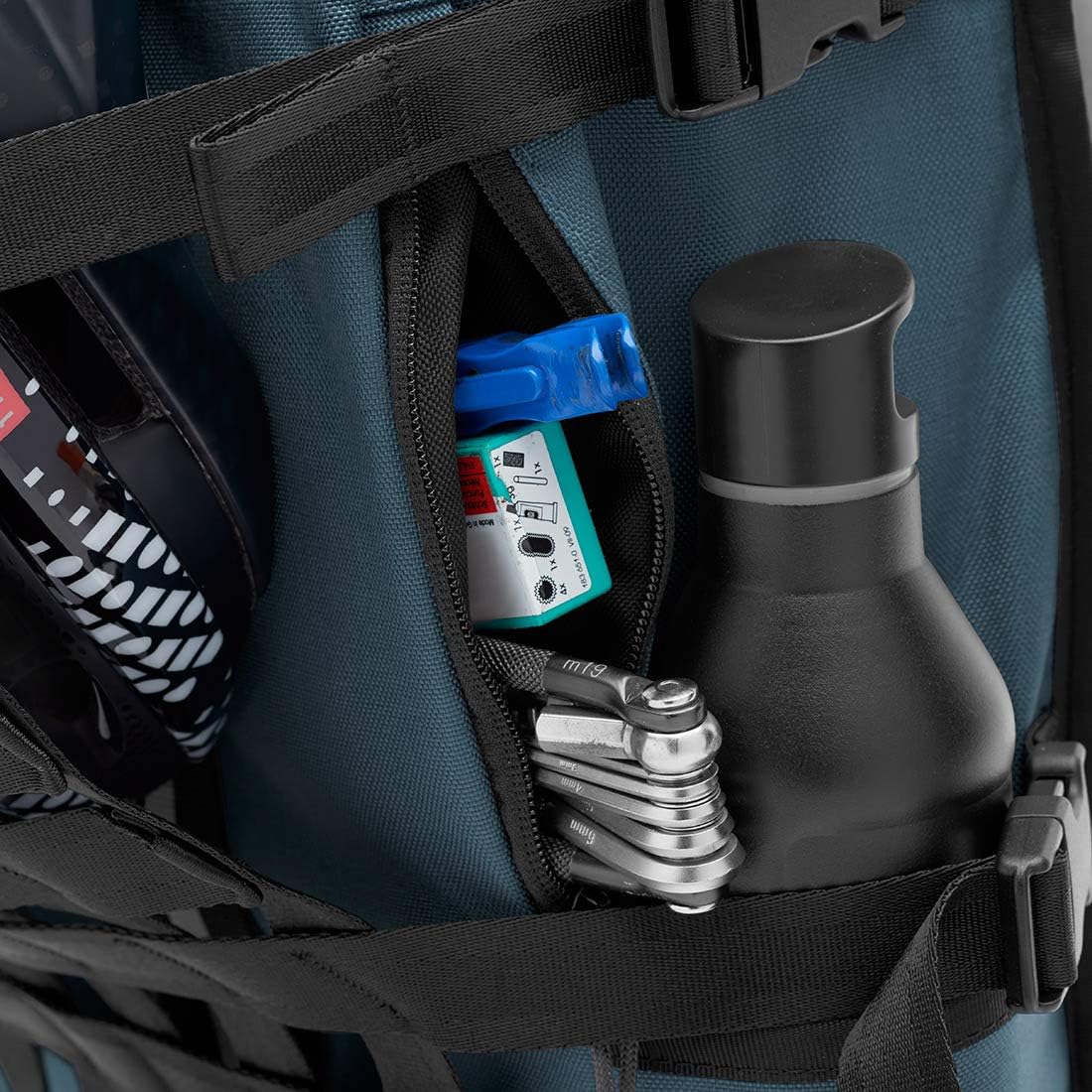 Chrome Industries Pro Barrage Waterproof Roll-Top Satchel Backpack Black Black