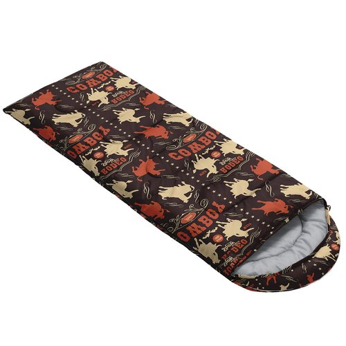 Smell Sunshine Kids Sleeping Bag for Boys Girls,Cowboy Print-Lightweight Warm Portable Outdoor Indoor-Waterproof Cold Weather Resistant Sleeping Bag for Camping Hiking(Cowboy)