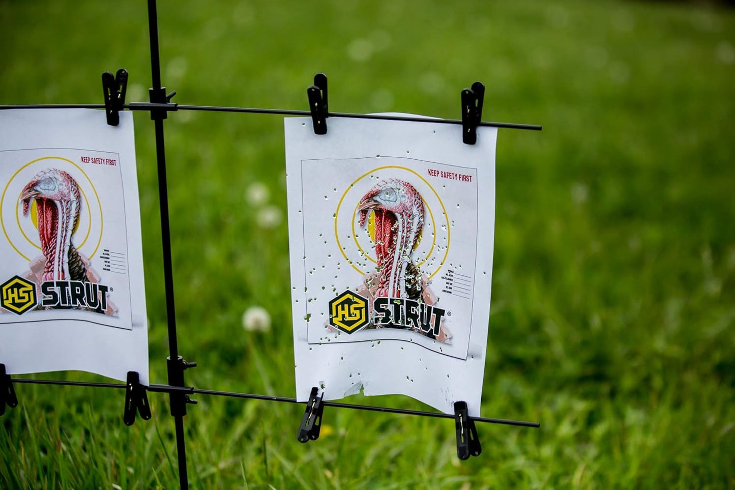 Hunters Specialties Full Size Paper Shooting Practice Turkey Targets - 11 inch x11 inch - 12 Pack