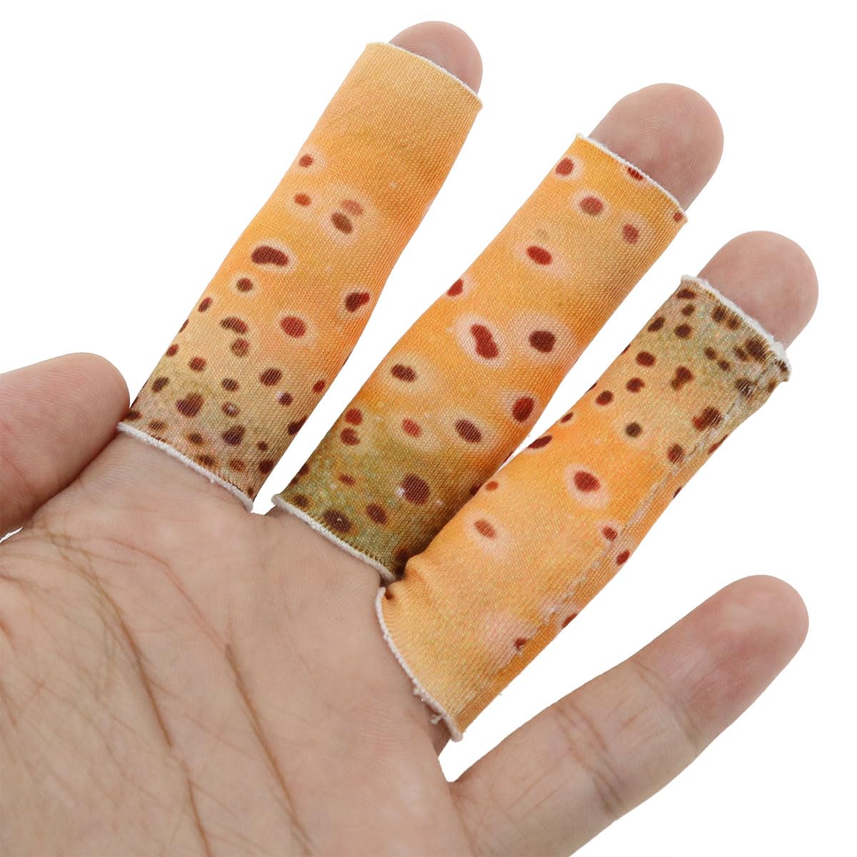AYLIFU 3 PCS Fly Fishing Finger Protector Fishing Finger Tab Protector Casting Fishing Single Finger Guards Fishing Gear Accessories