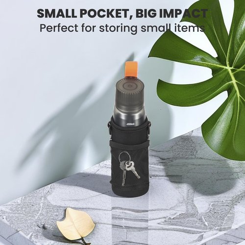 Besudo Neoprene Thermal Sleeve with Adjustable Shoulder Strap compatible with Starter Set Water Bottle 650ml - Neoprene Bottle Cover Protective Sleeve-039-B-H