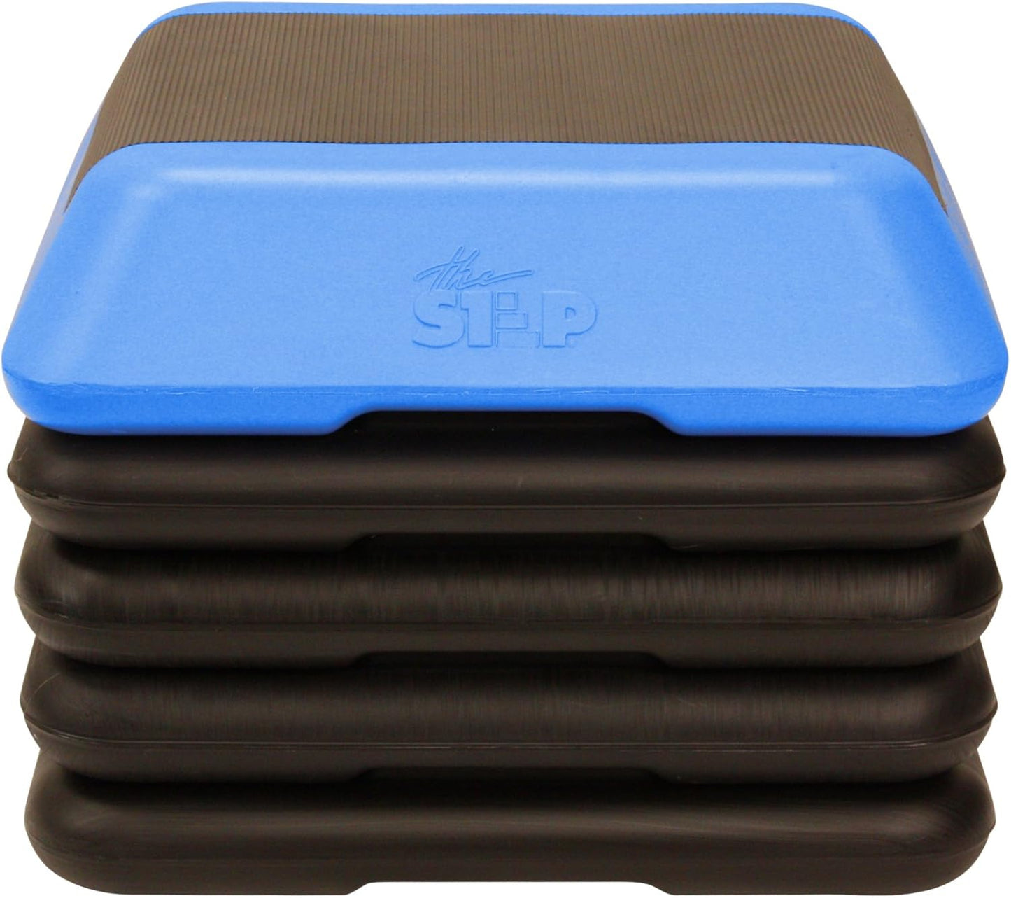 The Step Adjustable High Step Aerobic Platform with 4 Risers, Home Gym Workout Equipment, Fitness Exercise Equipment Made in the USA