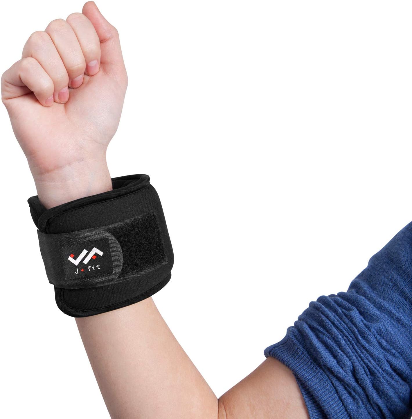 JFIT Wrist Weight Pair – Set of 2, Wrist Straps for Fitness, Walking, Workout – Multiple Size and Weight Options – Comfortable, Breathable, Moisture Absorbent Weight Straps for Men and Women