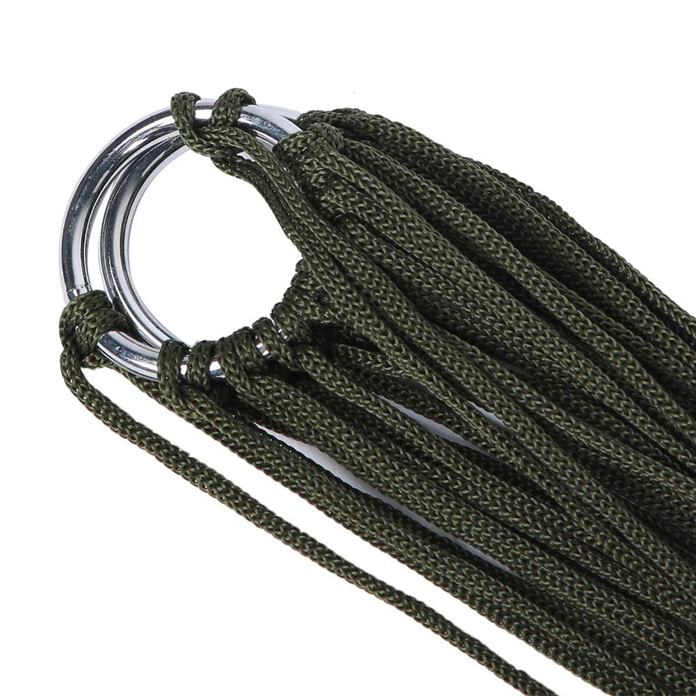 Keenso Camping Hammock,Portable Hammock Mesh Rope Hammocks for Outside, Hiking, and Travel
