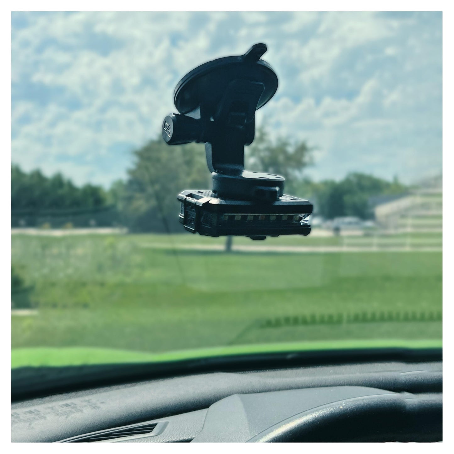 Guardian Angel Suction Cup Mount Accessory – Magnetic Mount with Screw-in Feature – Adhesive Rubber Suction Cup with Snap Lock – for Windshields, Dashes, Windows, Stop/Slow Signs & Smooth Surfaces