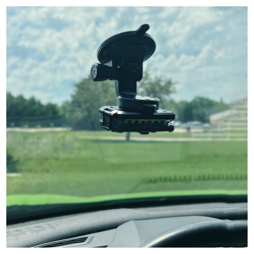 Guardian Angel Suction Cup Mount Accessory – Magnetic Mount with Screw-in Feature – Adhesive Rubber Suction Cup with Snap Lock – for Windshields, Dashes, Windows, Stop/Slow Signs & Smooth Surfaces