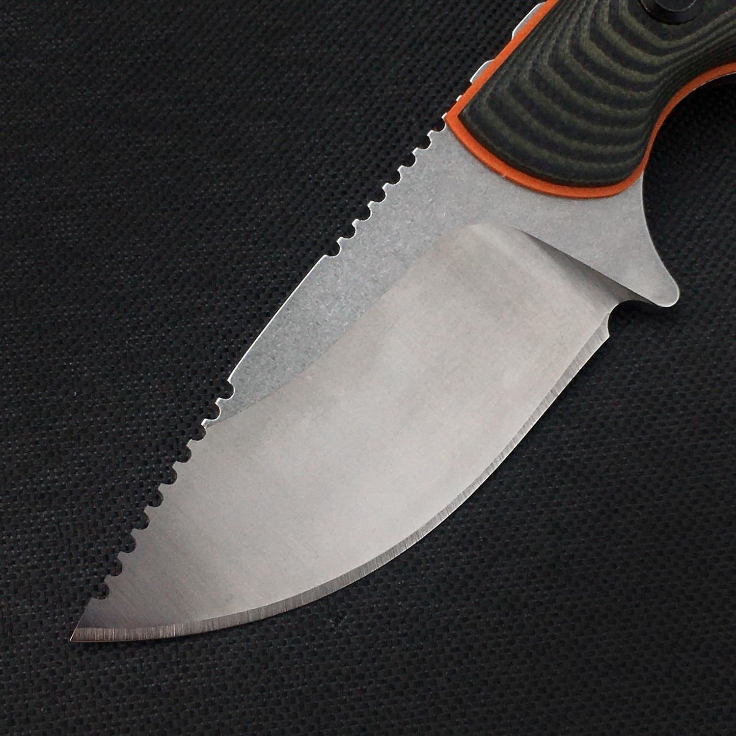 6.3 Inches Fixed Blade Knife with Kydex Sheath, 8Cr13Mov Blade, Full Tang G10 Handle, EDC Camping Hunting Knife for Men