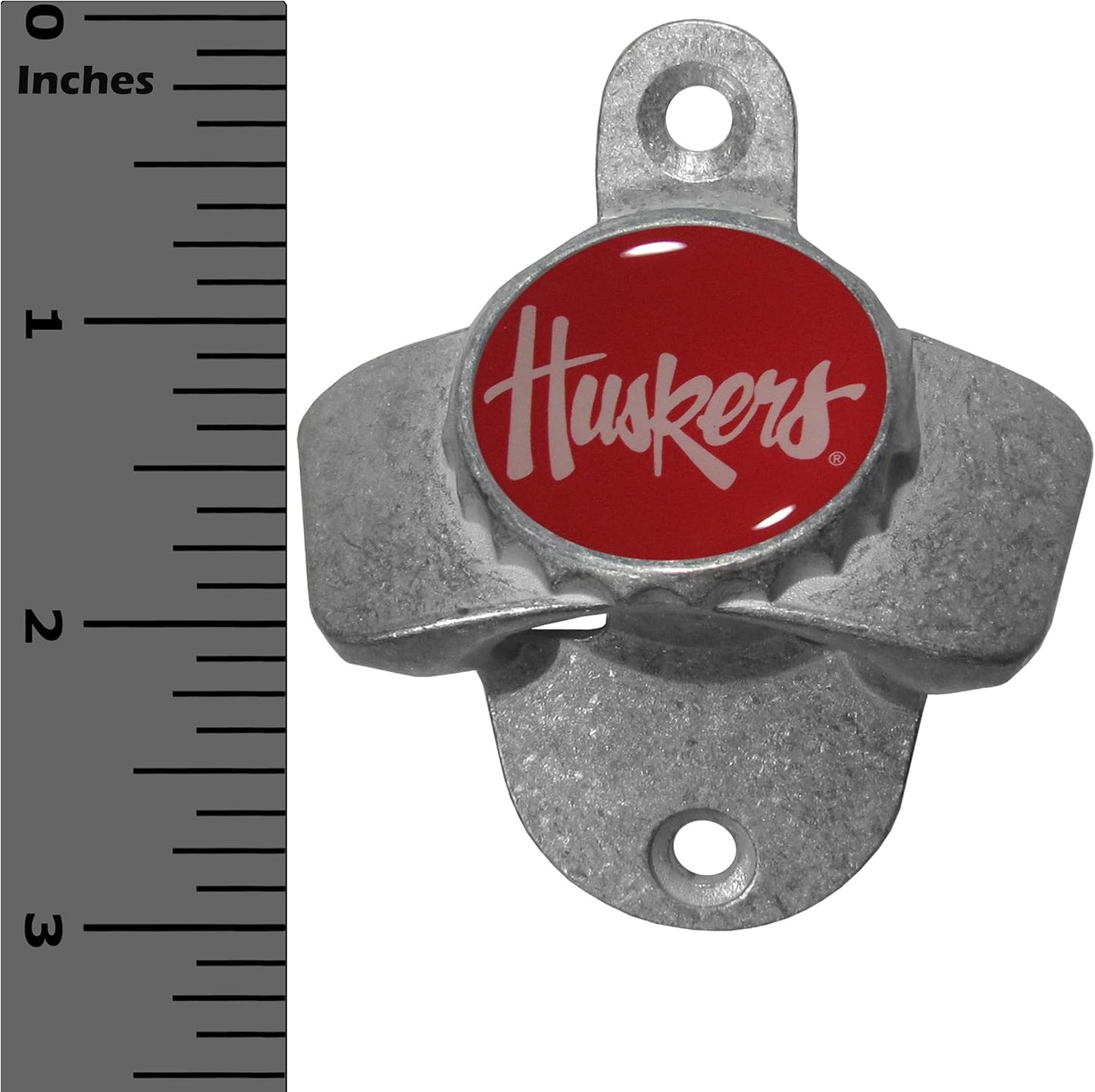 Siskiyou NCAA Nebraska Cornhuskers Wall Bottle Opener white