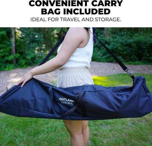 Outland Living Folding Camping Chair – Lightweight, Durable Chair for Outdoor Comfort and Portability | Easy Setup, Weather-Resistant Materials, Perfect for Camping, Hiking, and Travel