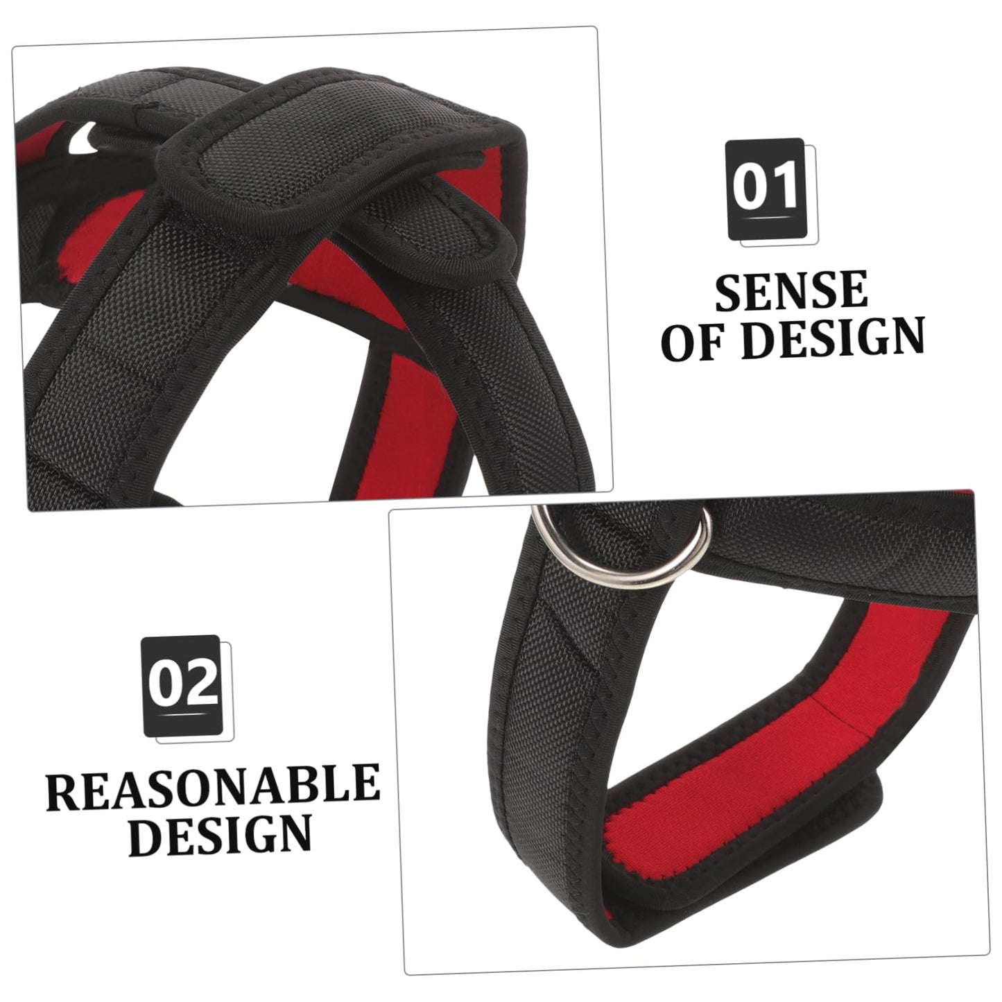 Kisangel Neck Harness Adjustable Neck Training Strap Heavy Duty Weight Lifting Strap Exerciser Strength Training Fitness Equipment