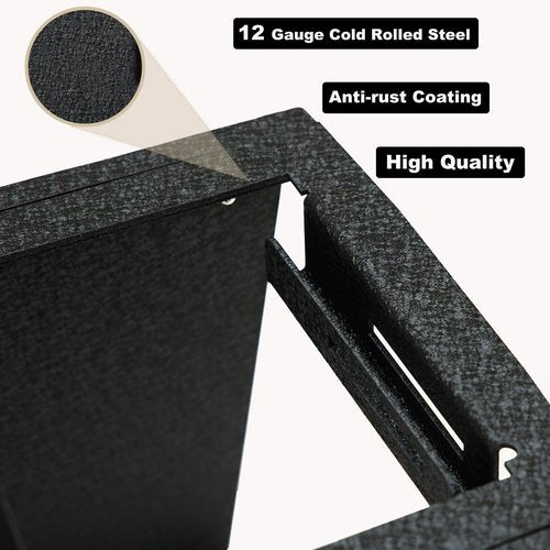Center Console Safe Vault - KEREN Console Gun Safe Box Compatible with Honda Ridgeline,Passport 2016-2023 and Pilot 2016-2022, with Fingerprint Lock