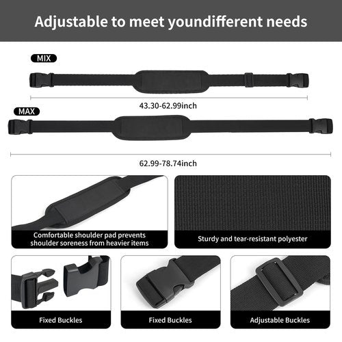 3 Pack Convenient and Sturdy Carry Strap for Beach Chair - Ideal for Camping and Outdoor Activities