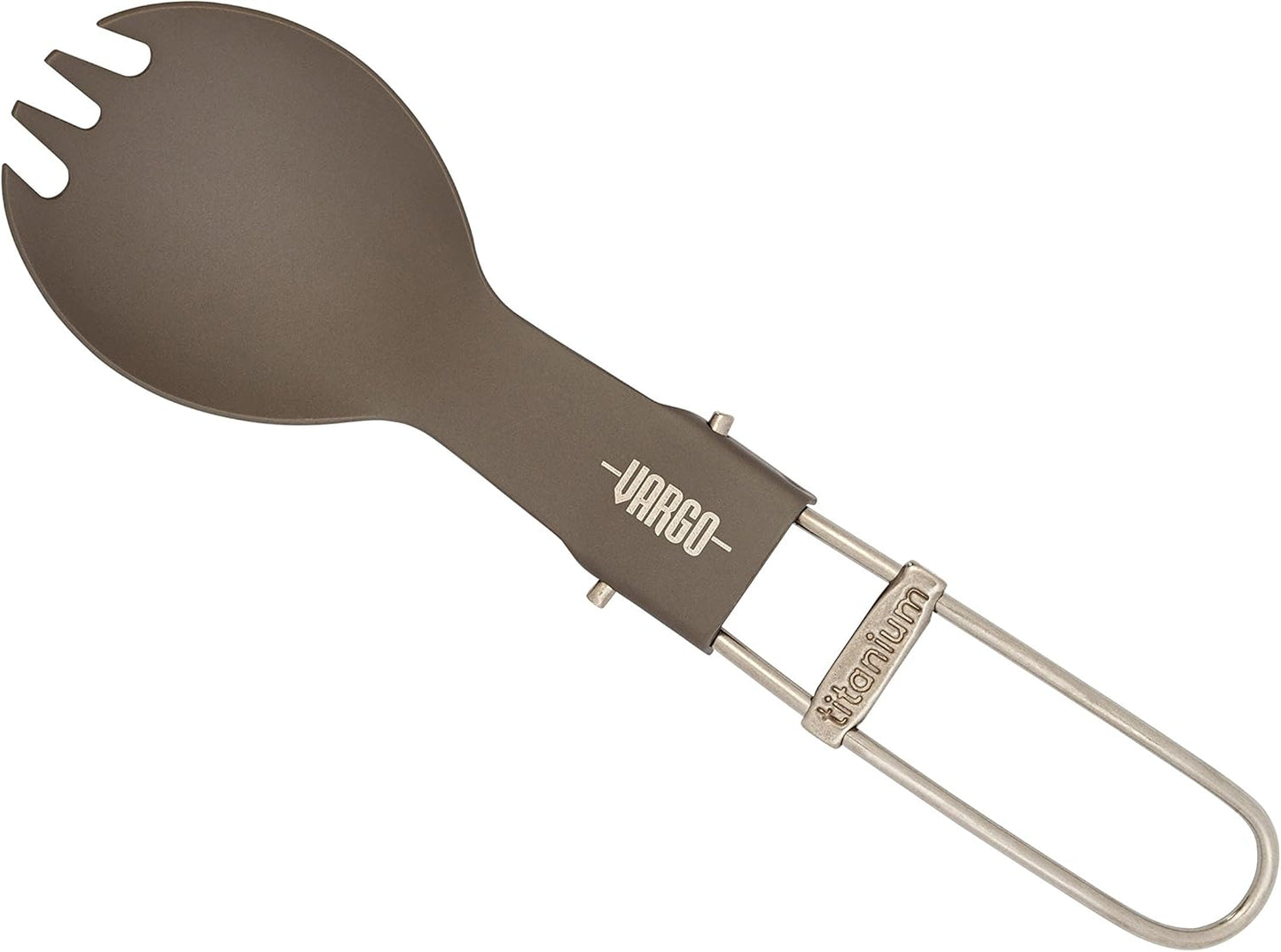Vargo Titanium Folding Spork, Blue - Ultralight, Compact and Durable