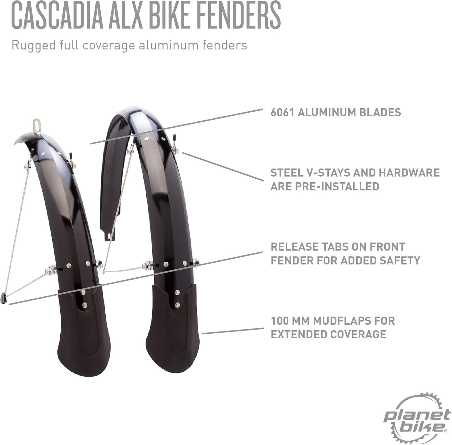 Planet Bike Cascadia ALX Bike Fenders