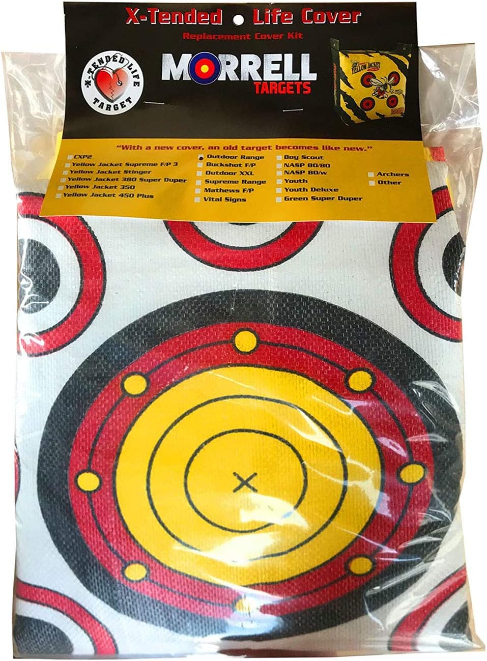 Morrell Outdoor Weatherproof Durable Range Adult Field Point Archery Bag with 50 Bullseyes, Nucleus Center, and IFS Technology