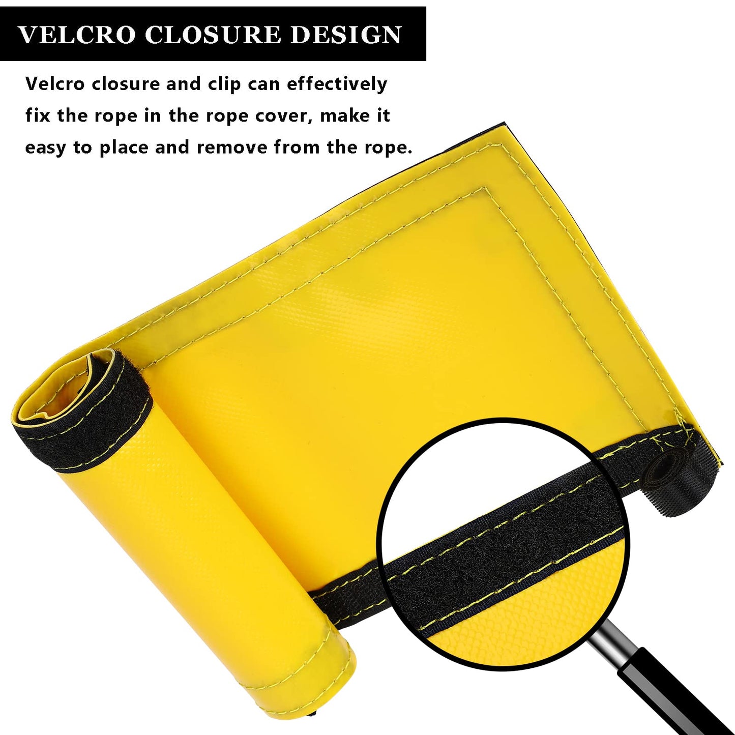 WILDKEN Rope Protector Rock Climbing Arborist Rope Protector Sleeve Rappelling Abseiling Equipment (Yellow)