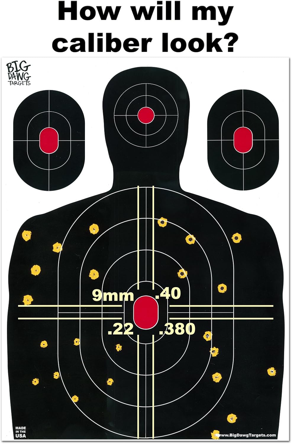 18 X 24 Inch Silhouette Reactive Splatter Shooting Target