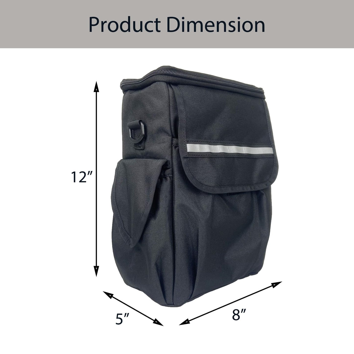 KUNFALY Gas Mask Pouch Attach to Belt or Shoulder Carry Storage Bag for Masks Gear