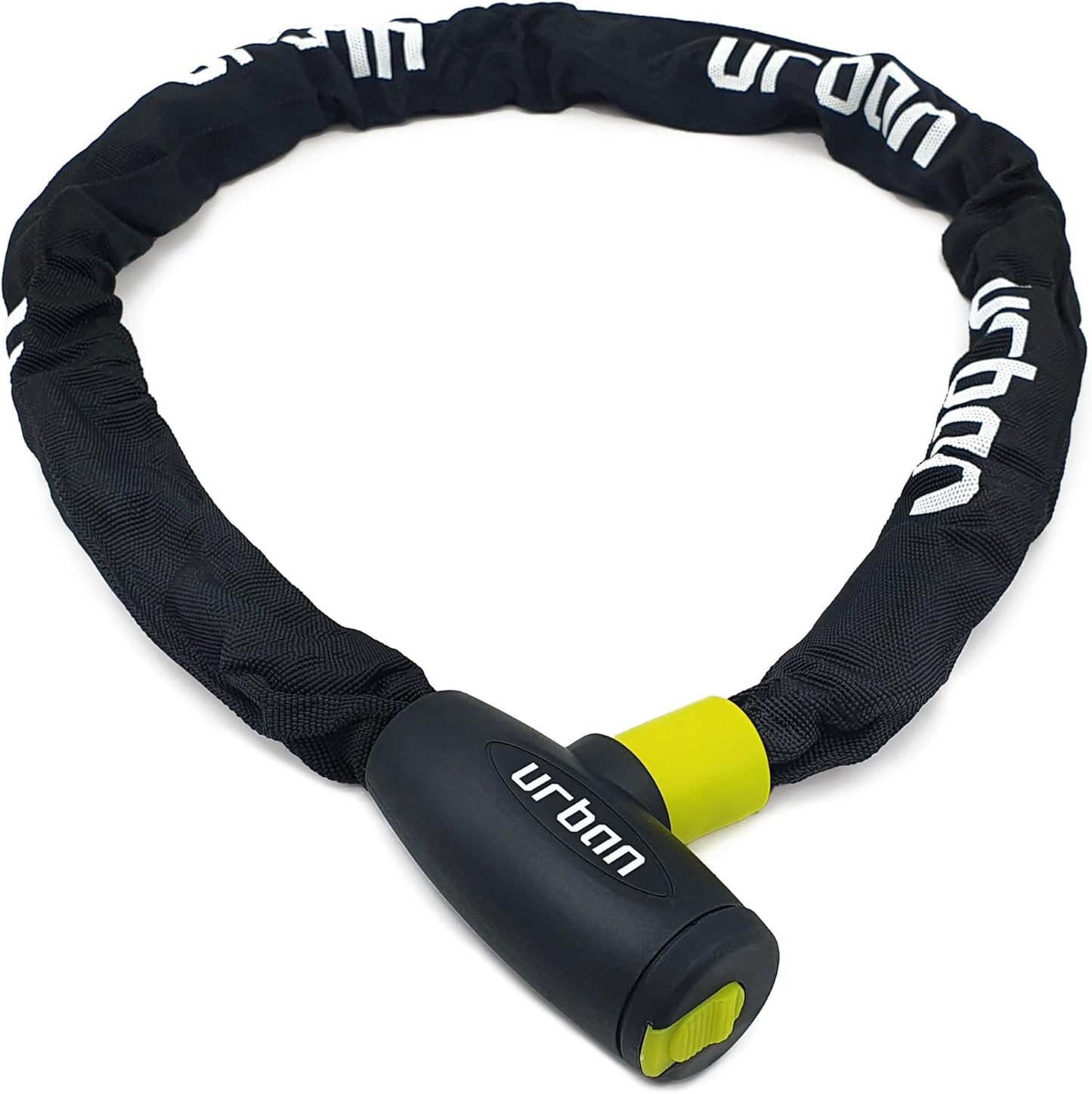 URBAN XK170 Bike Chain Lock, Heavy Duty Anti Theft 170cm ø8mm Hardened Steel Chain High Security Lock, More Length More Fixing Options, Versatile Anti-Theft for Bicycle, Motorcycle or Electric Scooter