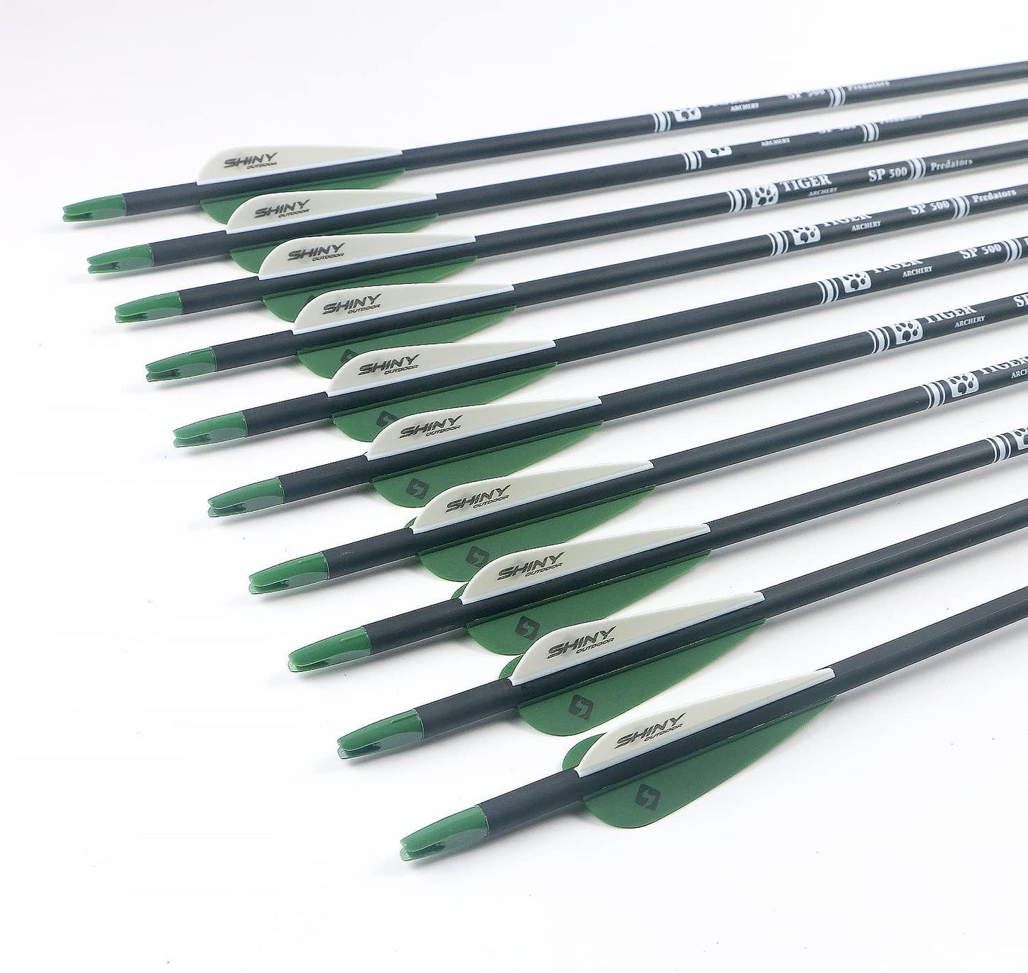 30Inch Carbon Arrow Practice Hunting Arrows with Removable Tips for Compound & Recurve Bow(Pack of 12)