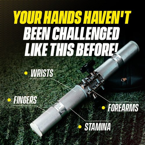 GRIPZILLA Dynamo Forearm Strengthener and Wrist, Comfortable Grip and a Durable Design Roller Perfect for Men and Women - Ideal for Hand, Wrist, and Forearm Strength Training, Workout - Wrist/Arm Builder