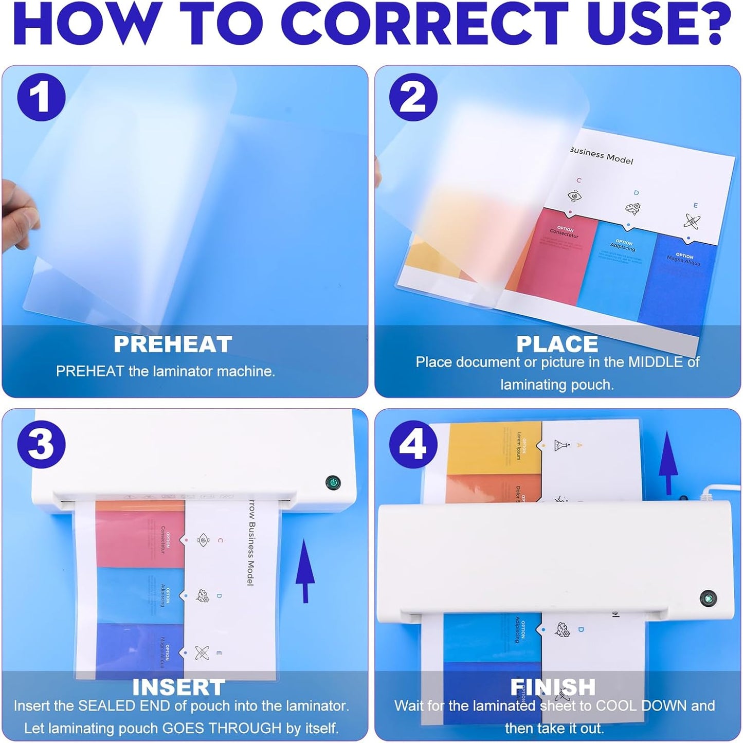 CAREGY 600 Pack Laminating Sheets,Holds 8.5 x 11 Inch Sheets,Thermal Laminating Pouches, 3 Mil, 9 x 11.5 Inches Lamination Sheet Paper for Laminator, Round Corner Letter Size