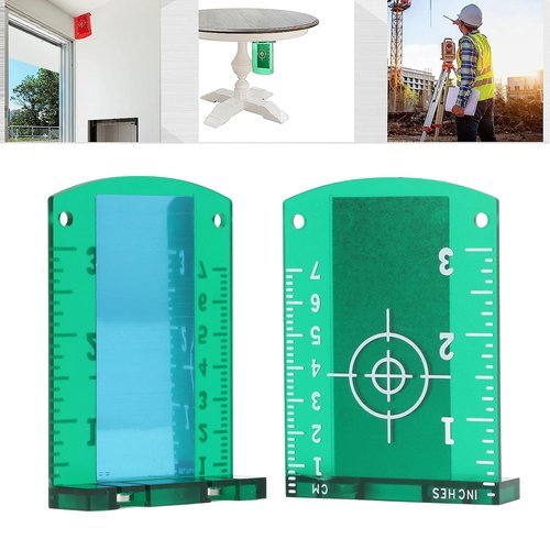 Garosa Targets 2pcs Target Plate Magnetic Floor Targets Card Plate ABS Target Plate for Green Beam Applications