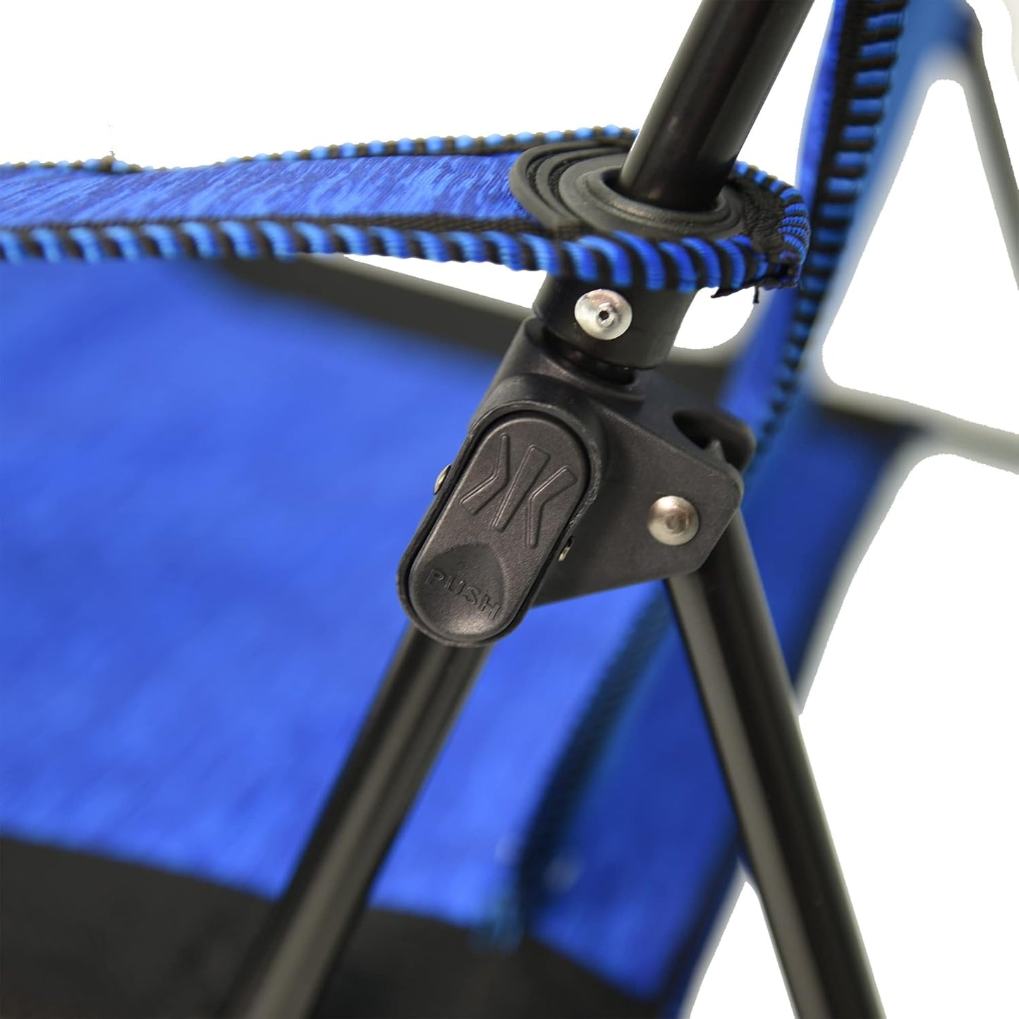 Kijaro Enjoy Versatile Folding Sports, Outdoor Chair & Lawn Chair, Dual Lock Feature, Maldives Blue (Hard Arm)