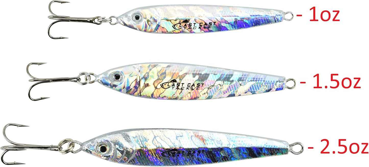1.5oz-2.5oz Bullet Jig - 3 Pack - 4 Colors & 3 Weights to Choose from