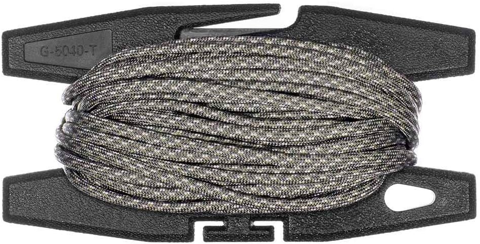 Paracord Spool Tool with 50 Feet of 550 7 Inner Strand Parachute Cord