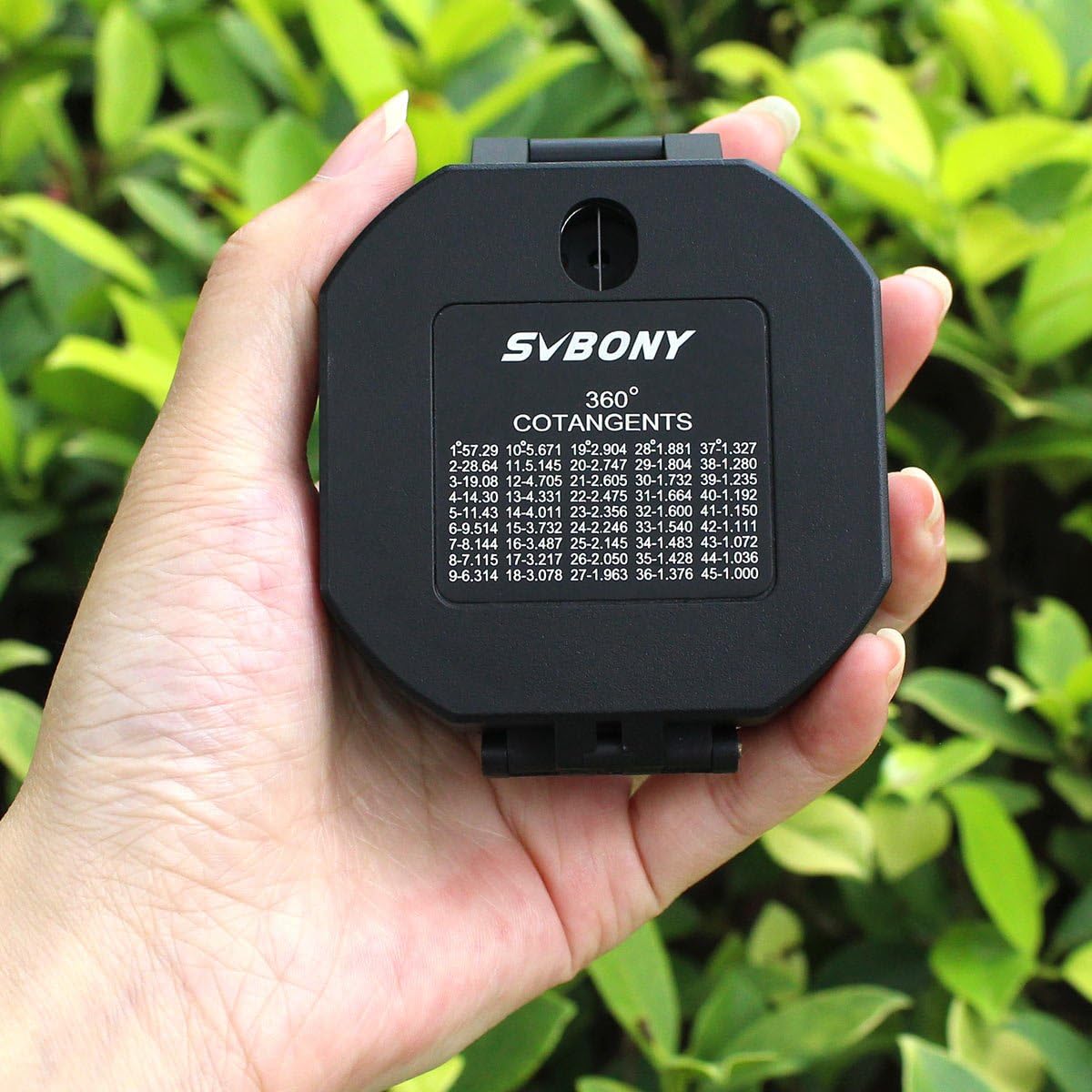 SVBONY Camping Military Compass Pocket Transit Multifunction Compass Lensatic Sighting Fluorescent Waterproof for Hunting Hiking with Strap