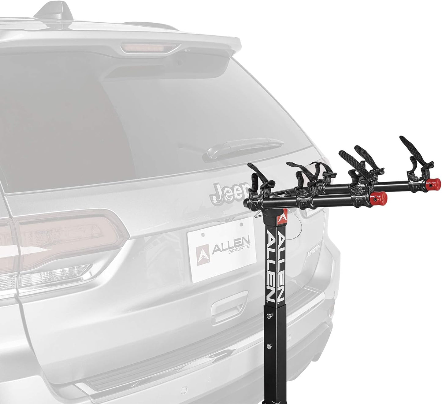3-Bike Hitch Rack for 1.25" & 2" Hitches - Allen Sports Durable Bike Carrier