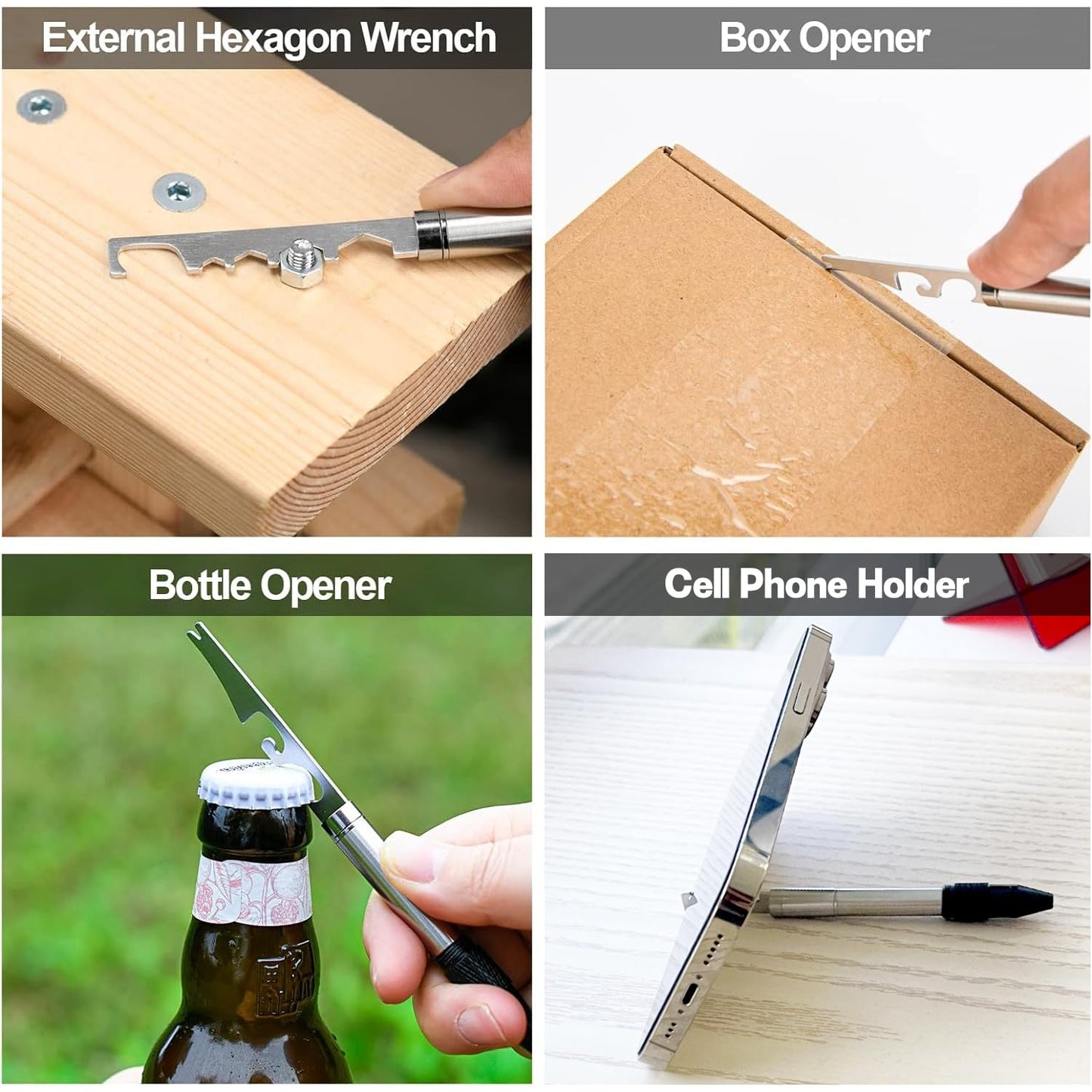 11 in 1 Multi-Tool Pen - Tools for Travel, Camping, Outdoor Activities and Everyday Use - Father's Day Dad Gift for Daughter Son, Birthday Father's Day Gift for Dad Grandpa Husband, Cool Gadgets