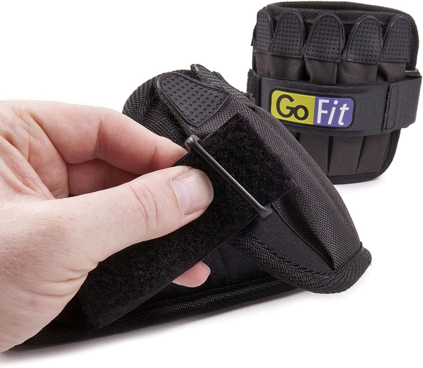 Padded, Adjustable Ankle Weight Set – Comfortable GoFit Training and Rehabilitation Gear