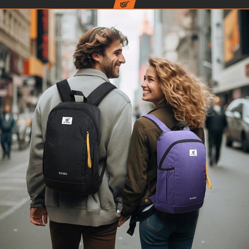 SKYSPER Small Backpack 20L Hiking Backpack Lightweight Travel Daypack for Women Men(Purple)