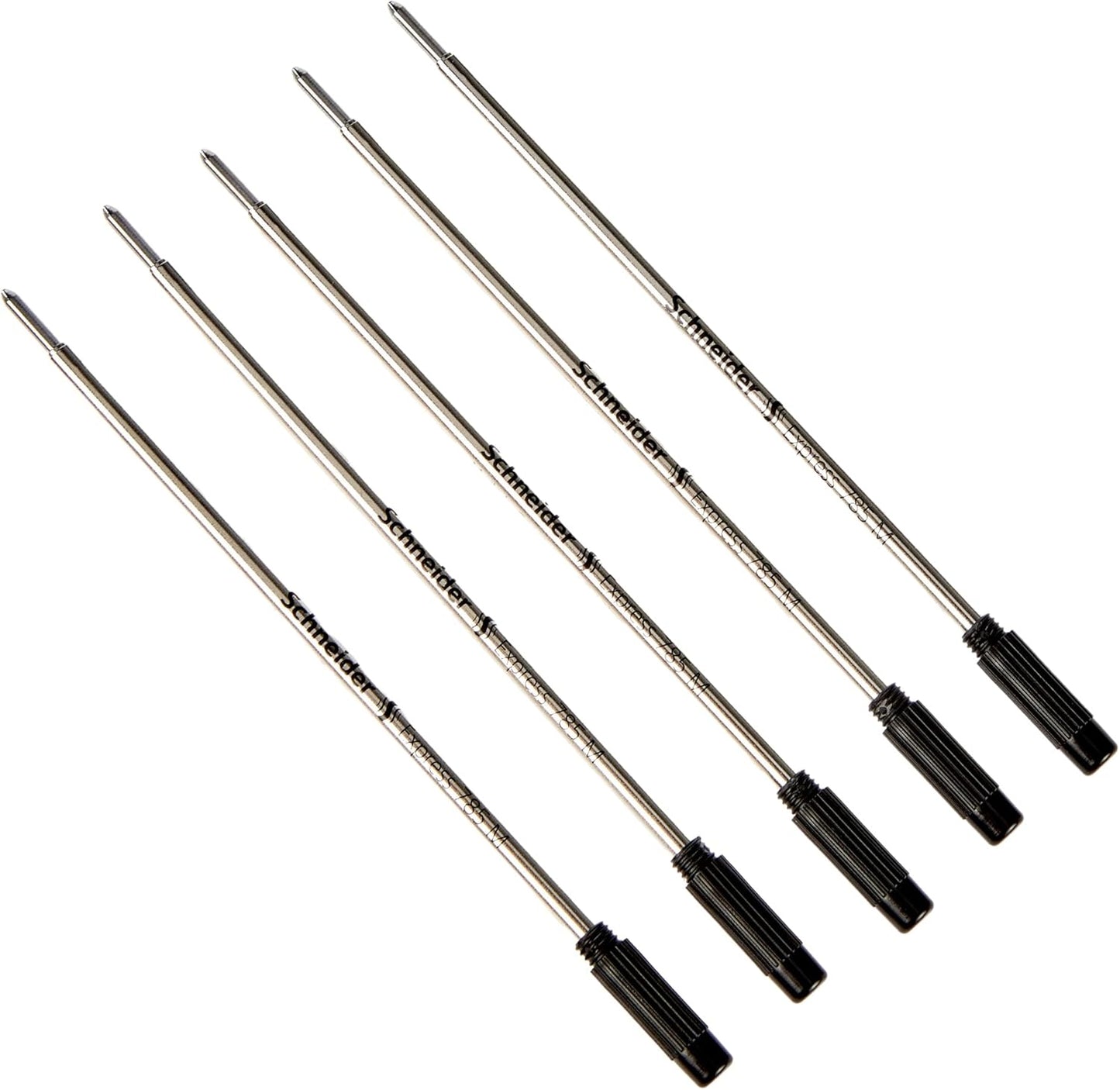 Schneider Express 785 Ballpoint Refill - Black, Medium (Pack of 5)