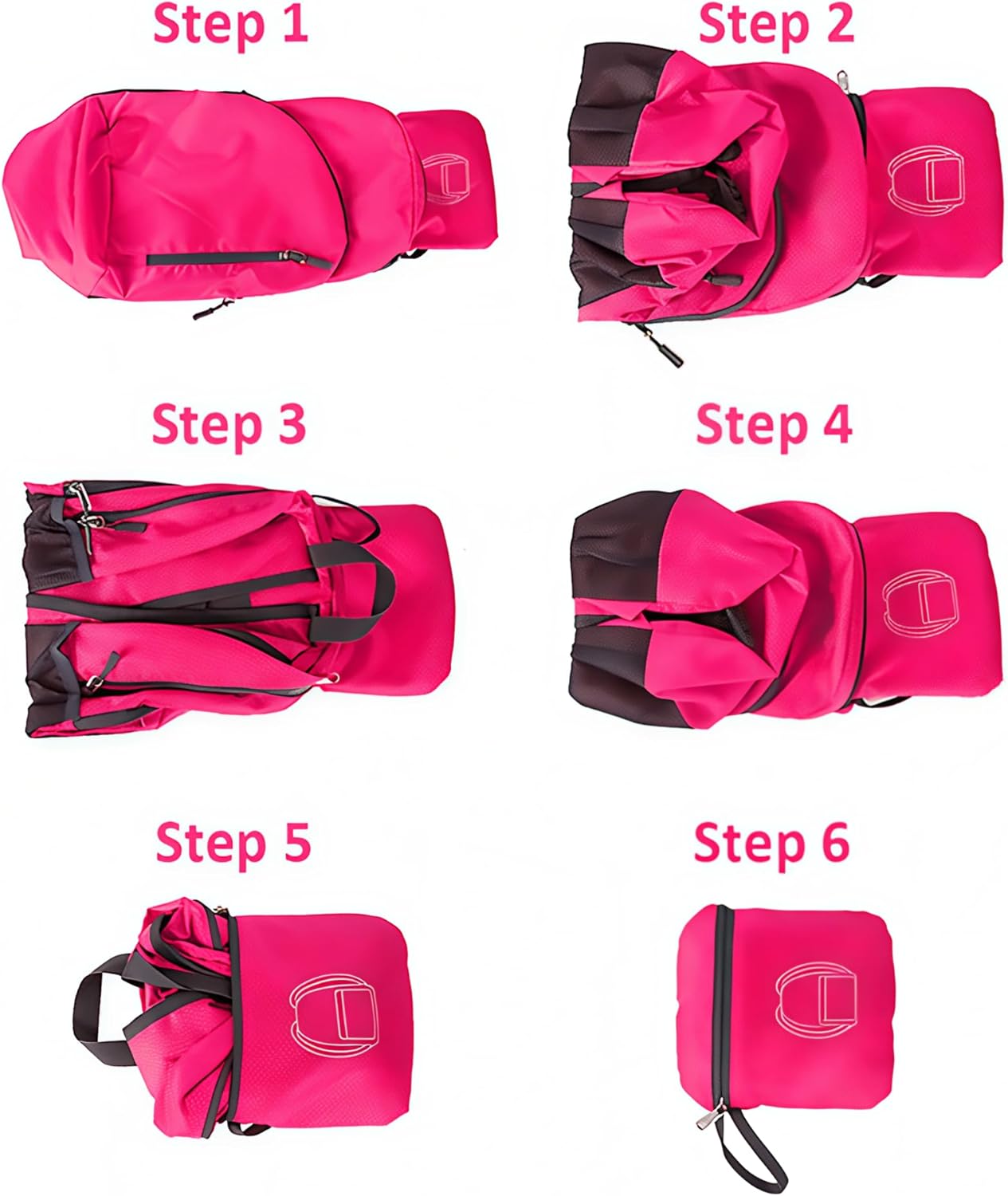 MounTop Outdoor Lightweight Foldable Water Resistant Backpack for Travel Hiking Riding