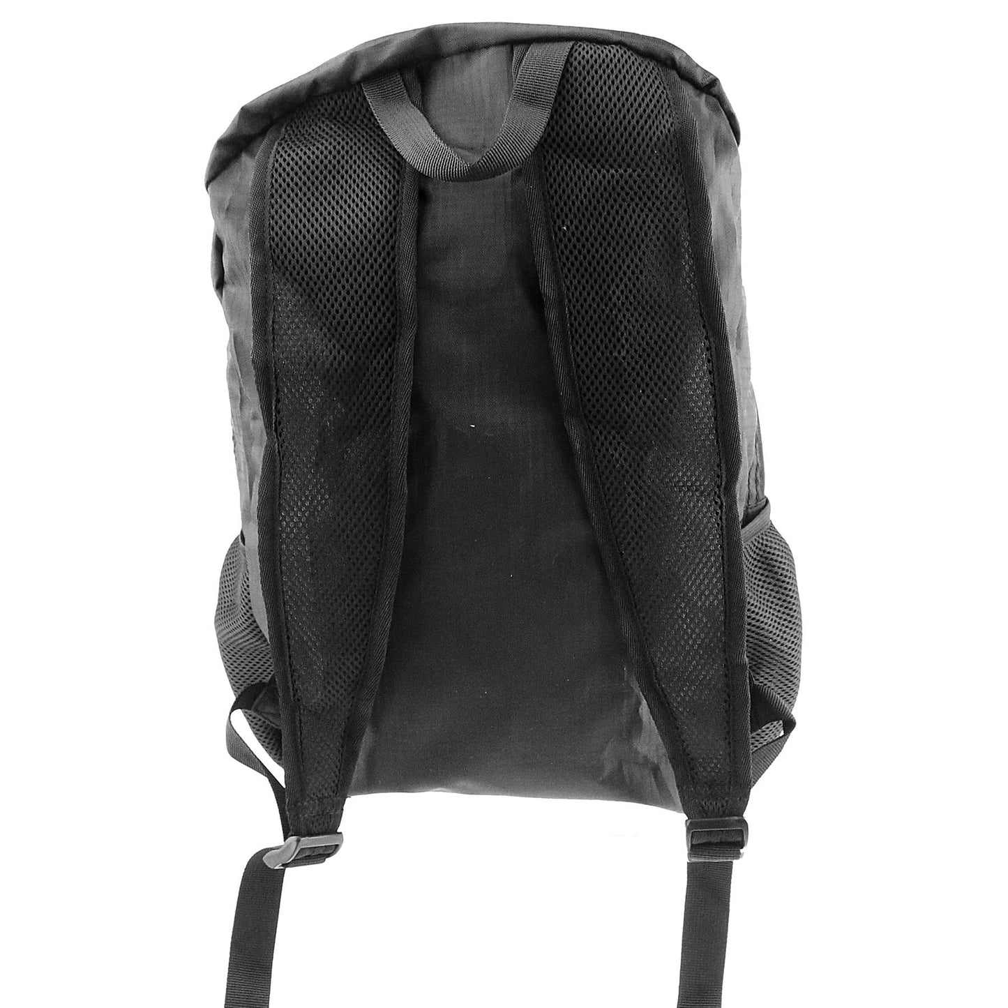 Wilcor Pocket Fold Backpack 20L, Black, Ultralight Packable Backpack, Expandable Travel Daypack for Men Women