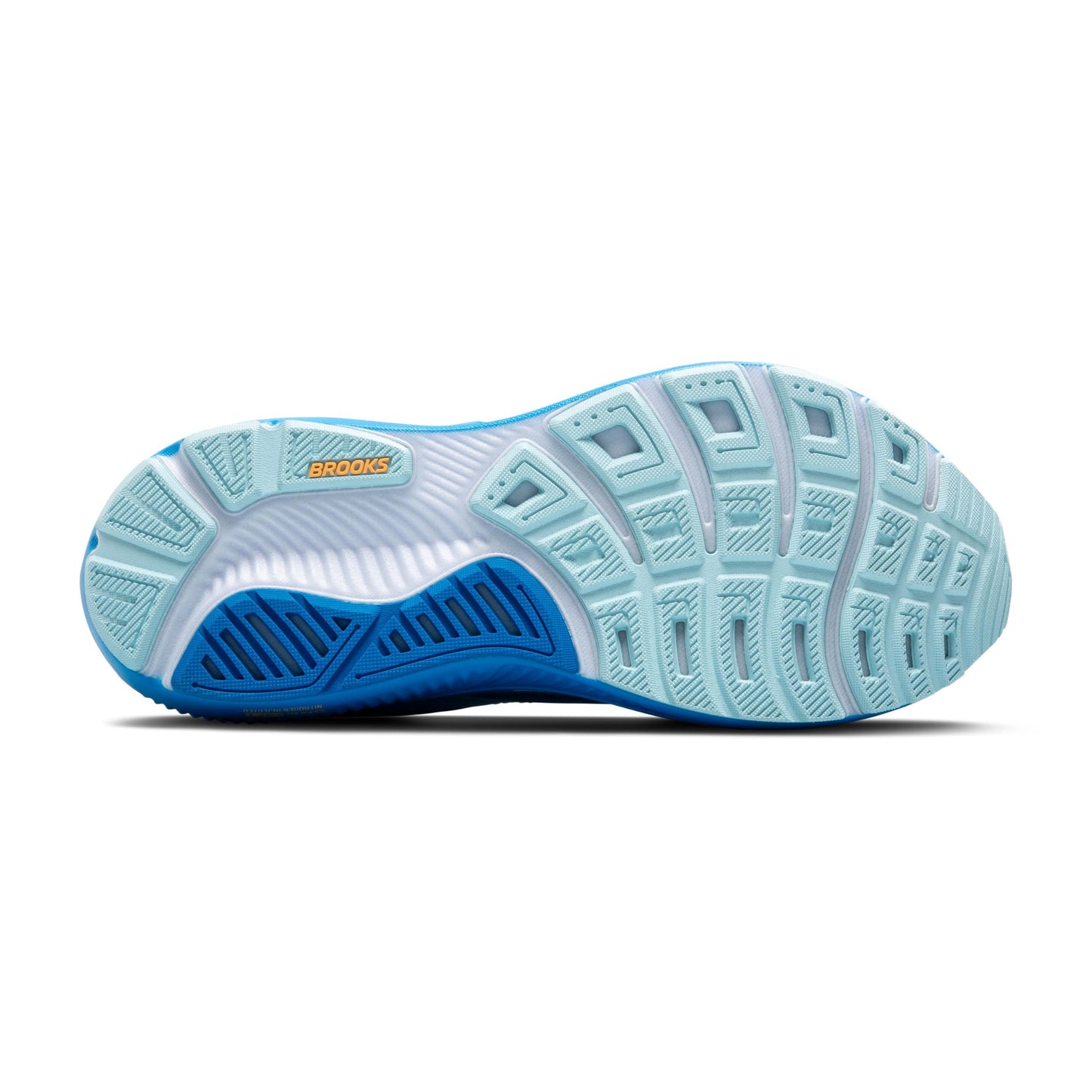 Brooks Men’s Ghost 17 Neutral Running Shoe - Cloissone/Blue/Orange - 12.5 Medium
