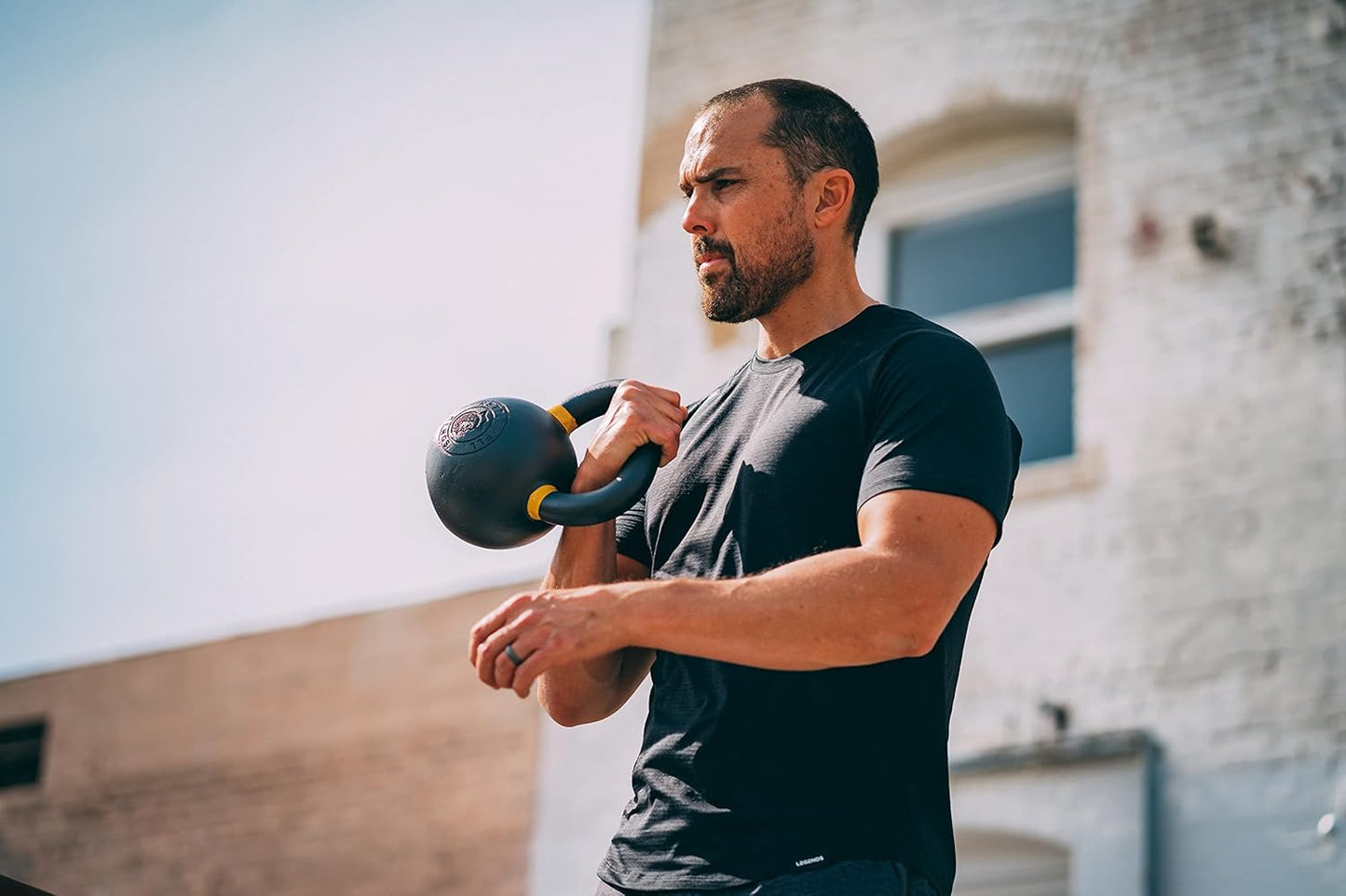 Powder Coated Kettlebell Weights 5-90 LB | Durable Gym Equipment for Strength Training
