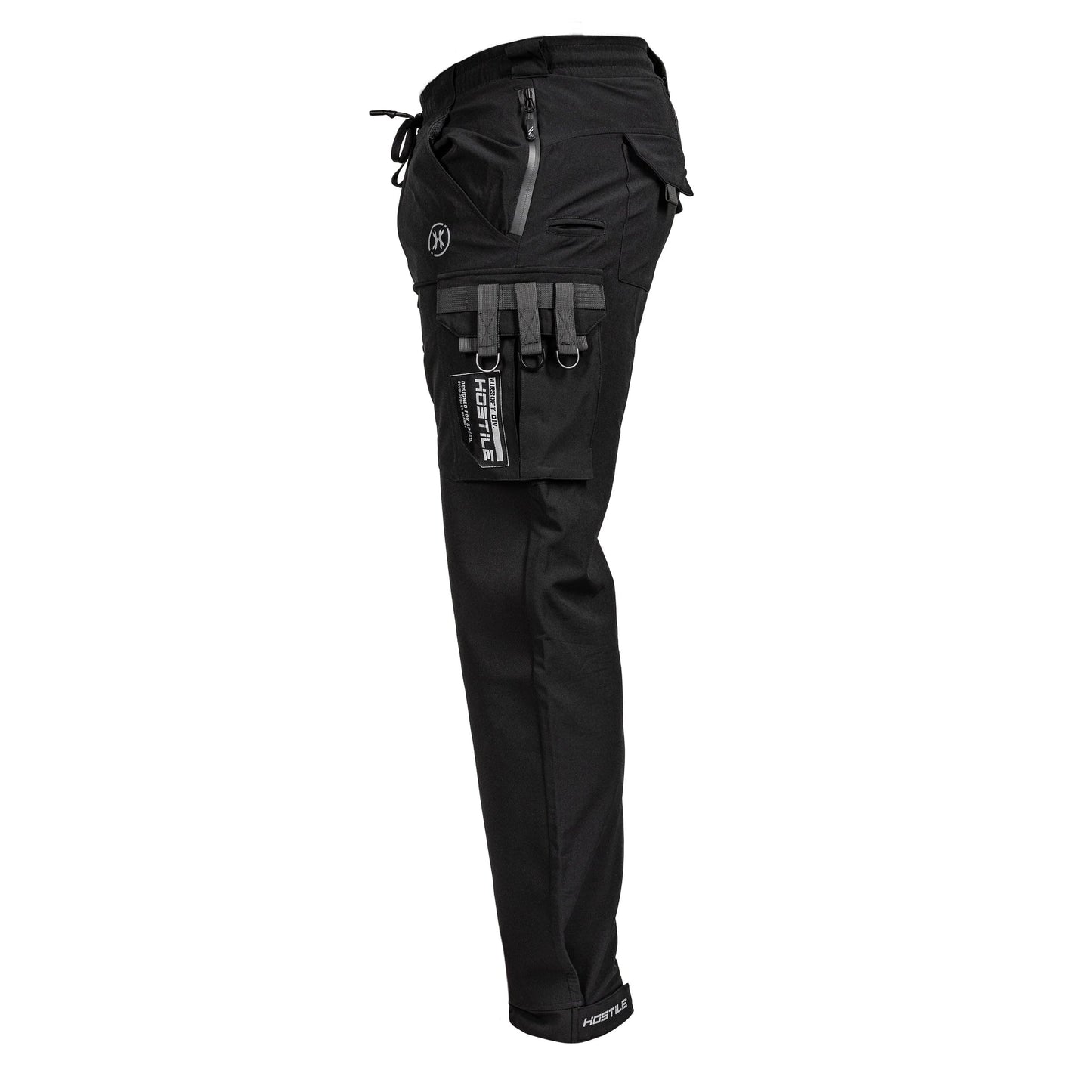 HK Army Hostile Straight-Leg Recon Jogger Pants for Airsoft and Paintball - Medium Black
