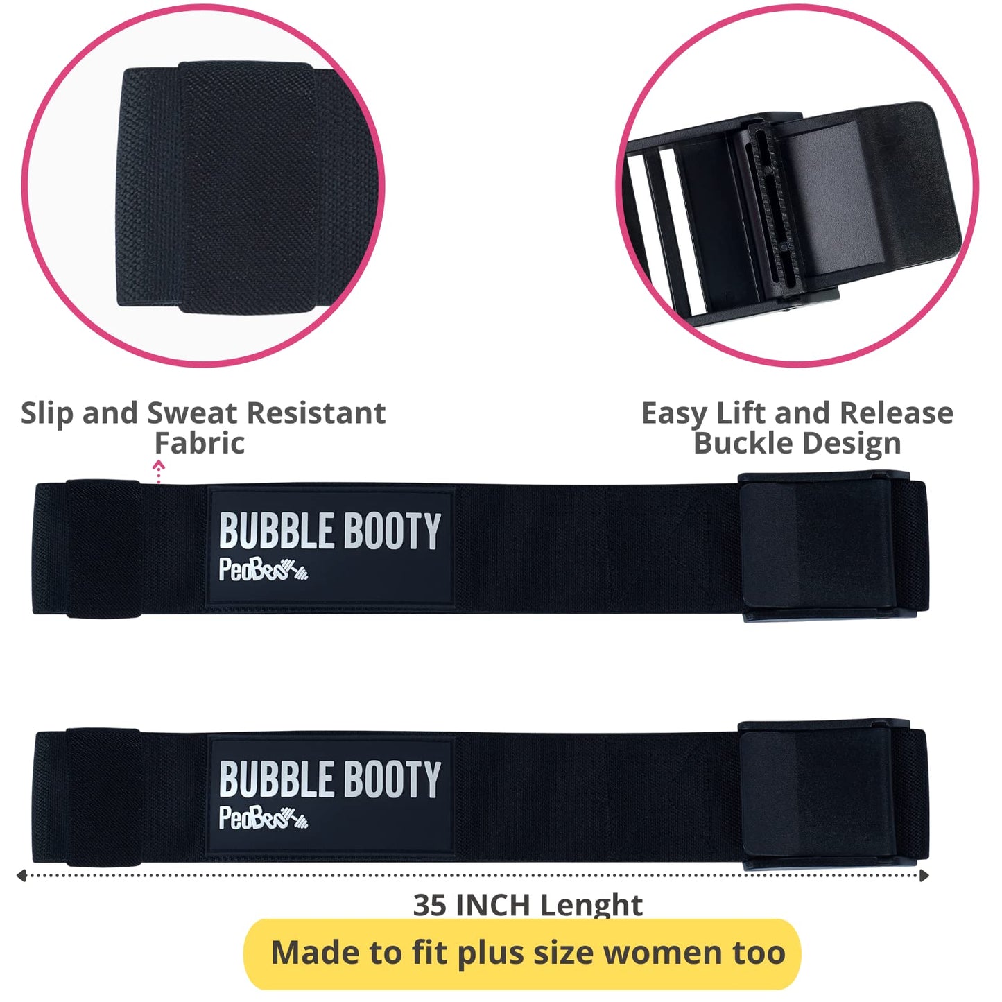 2 Pack Blood Flow Restriction Bands for Women Glutes and 2 Pack Ankle Strap for Cable Machine Cable Attachments for Gym