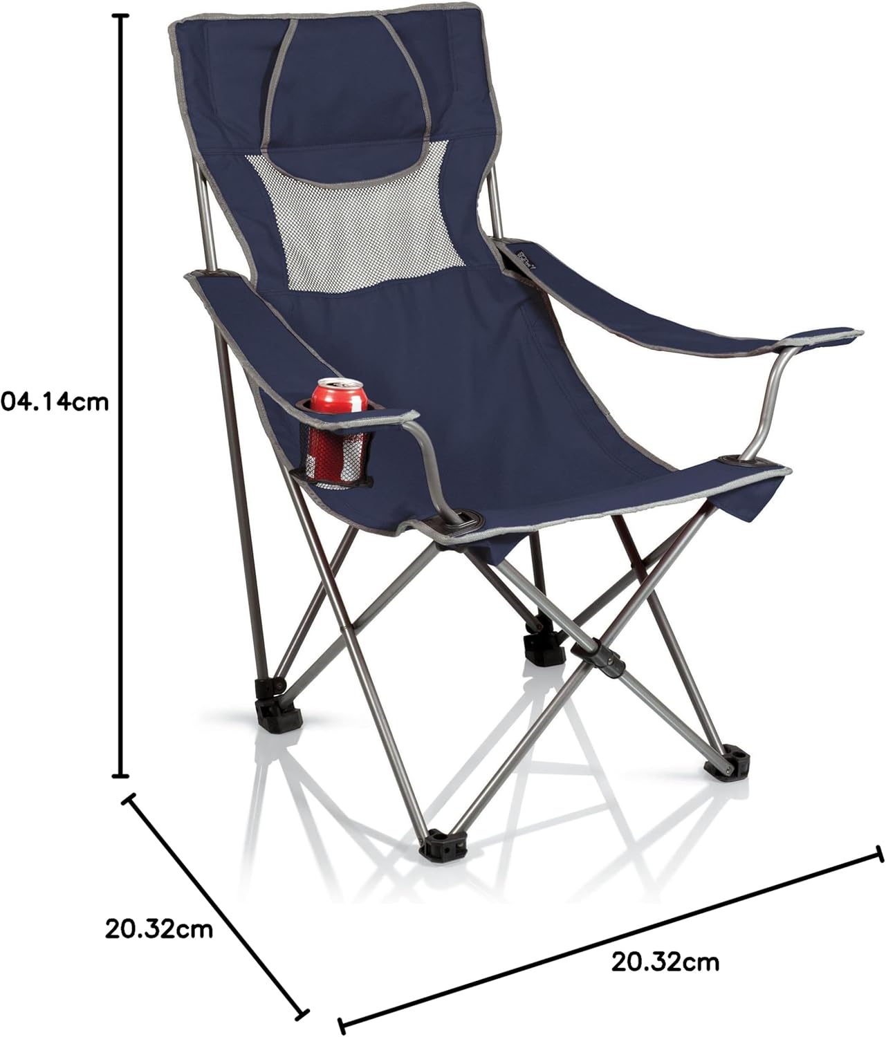 Campsite Camping Chair, Picnic Chair, Outdoor Folding Chair with Carry Bag, Beach Chair