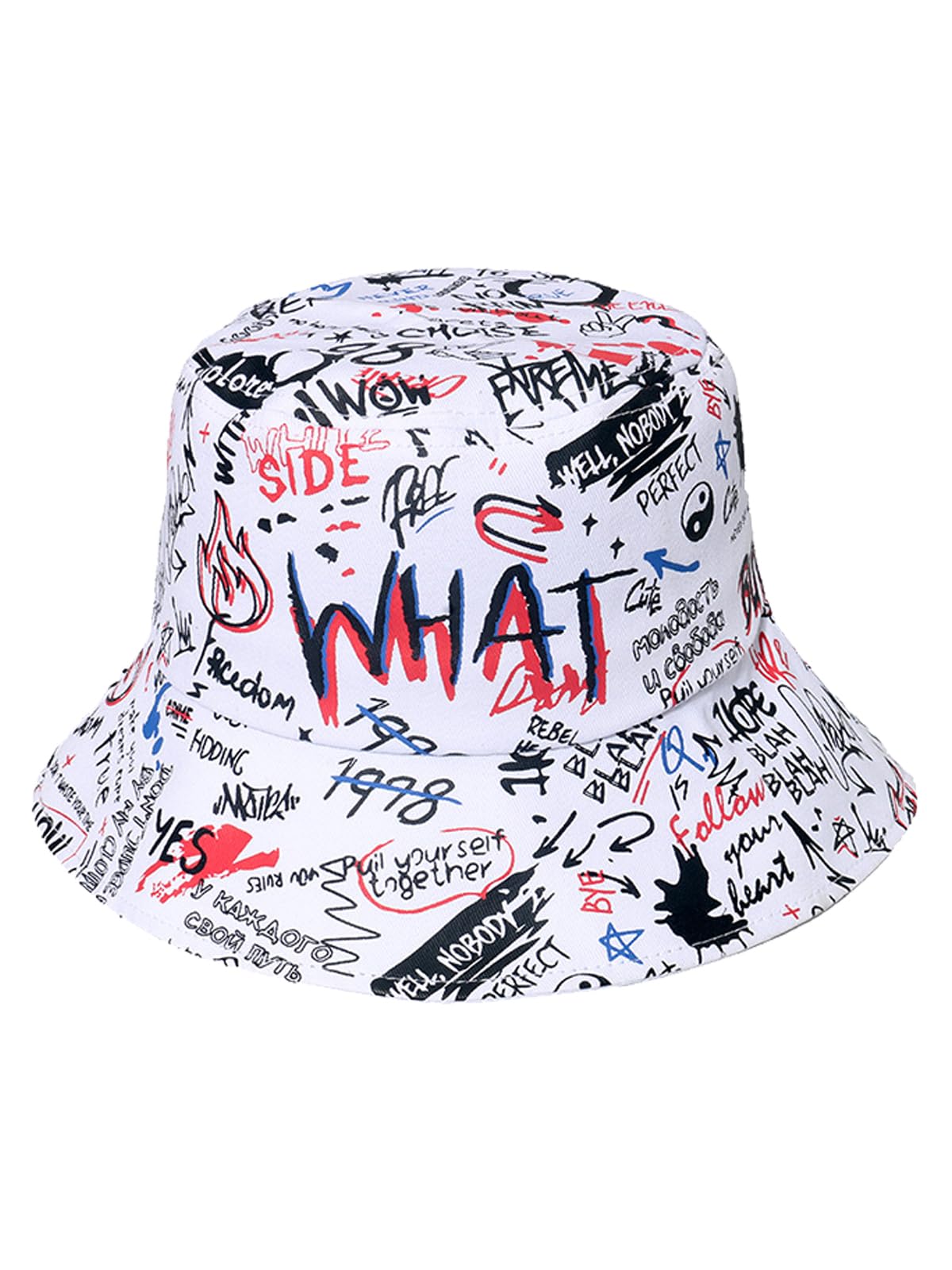 Nanwansu Packable Reversible Printed Bucket Hat Unisex for Men Women Beach Fisherman Cap