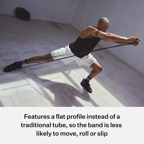 Les Mills™ SMARTBAND Extreme™ Workouts Bands with Handles for Women and Men, Resistance Bands for Working Out, Stretch Bands for Exercise at Home