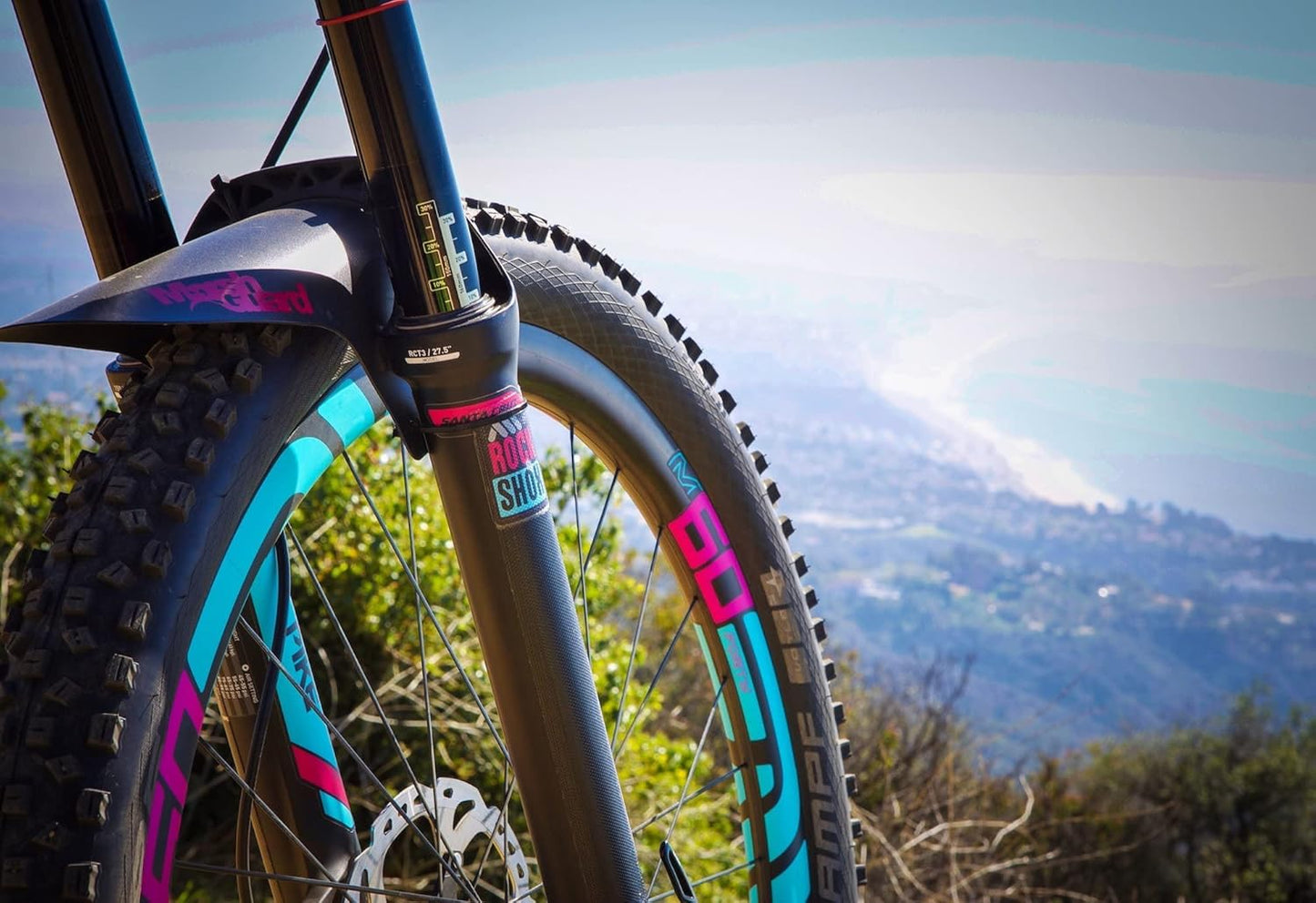 All Mountain Style AMS Honeycomb High Impact Fork Guard for Bike β Protects Fork of Your Bike from Scratches and dings