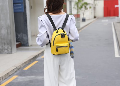 MKF Collection Backpack for Women, Daypack Top-Handle Ladies Fashion Travel Pocketbook Bag Carry on Backpack Navy Blue by Mia k