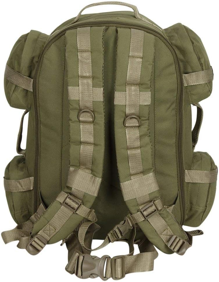 NPUSA Men's Large Expandable Tactical Molle Hydration ReadyBackpack Daypack Bag - Tan