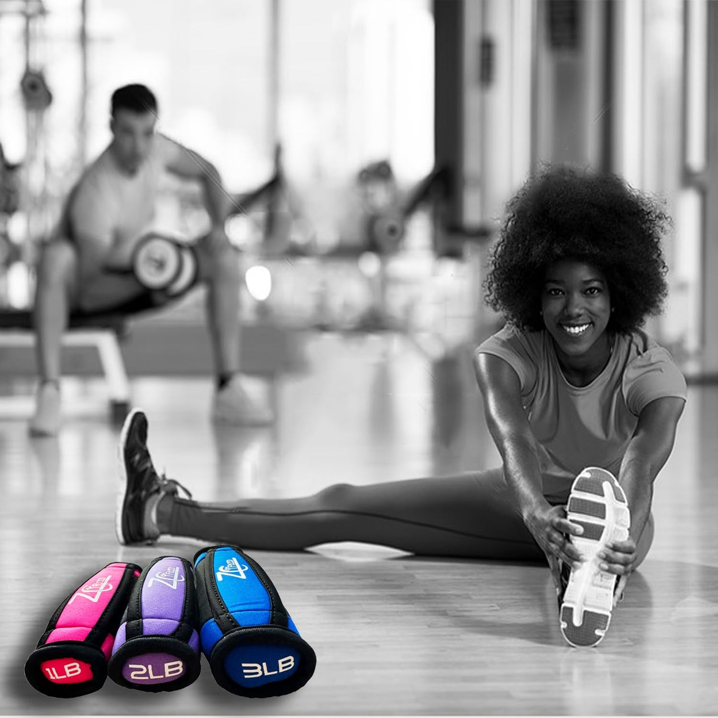 3 Pairs Soft Hand Weights Set 1lbs 2lbs 3lbs For Women Men Dumbbells For Walking Running Body Building Fitness Exercise Home Gym